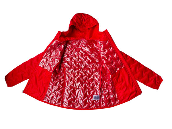 Womens lightweight waterproof down  jacket with hood - Image 3