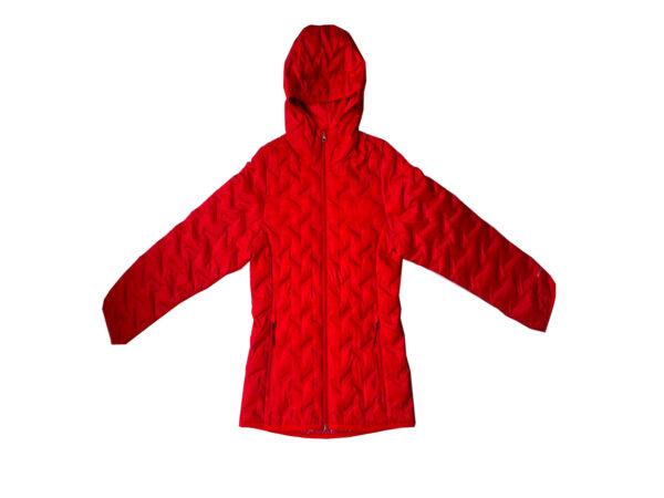 Womens lightweight waterproof down  jacket with hood - Image 7