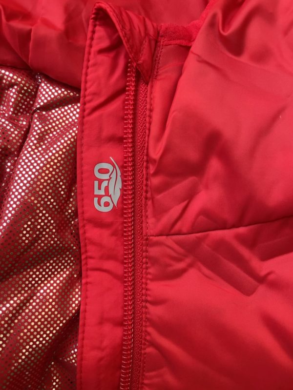 Womens lightweight waterproof down  jacket with hood - Image 5