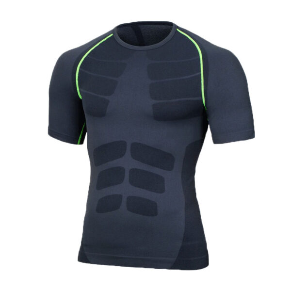 Men's tight-fitting sports short-sleeved body sculpting clothes