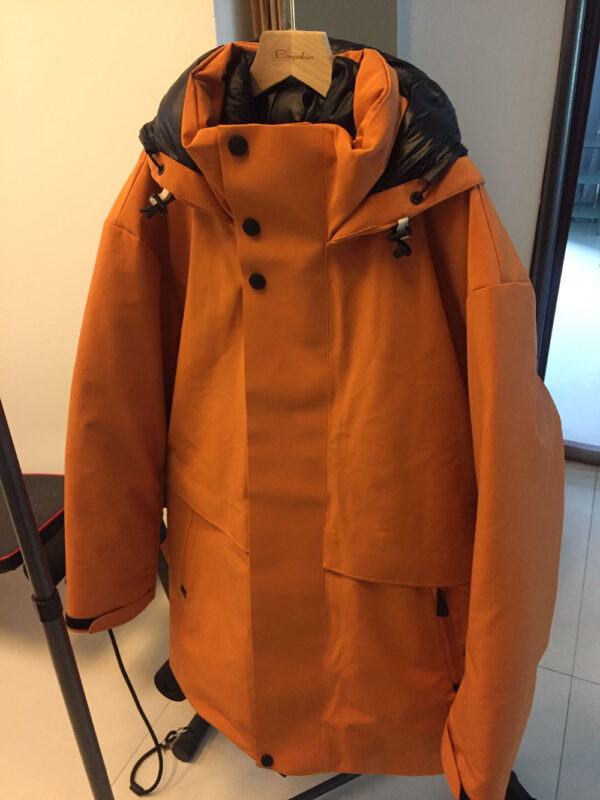 The best mens hard shell 3 layer ski jacket with hoodie and power skirt for winter wear - Image 6
