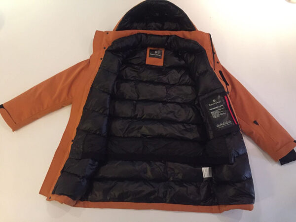 The best mens hard shell 3 layer ski jacket with hoodie and power skirt for winter wear - Image 10