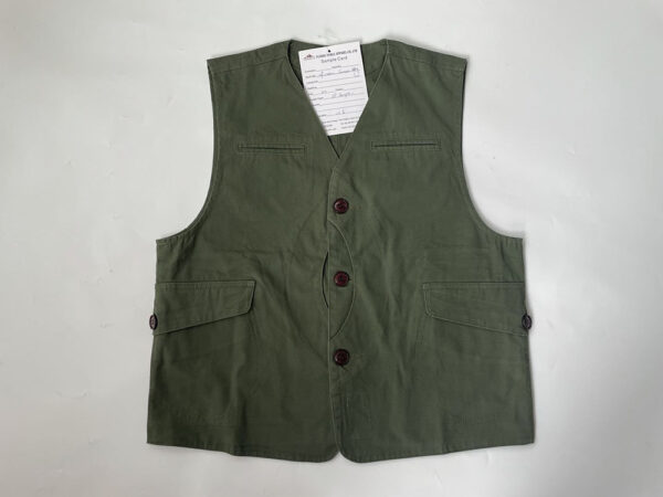 Unisex Multi Pocket simple Vintage Canvas Vest - Image 3