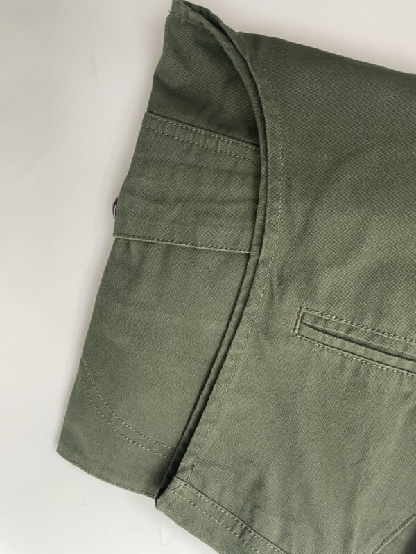 Unisex Multi Pocket simple Vintage Canvas Vest - Image 2