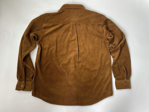 Men's wholesale classic fit Organic Cotton Corduroy long sleeve T-shirt - Image 5