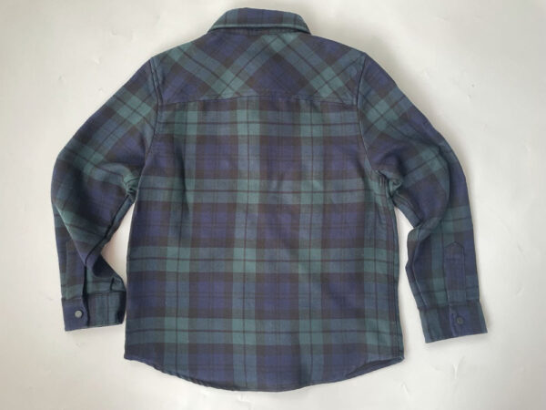 Boy's long sleeve button-up regular fit flannel shirt - Image 4