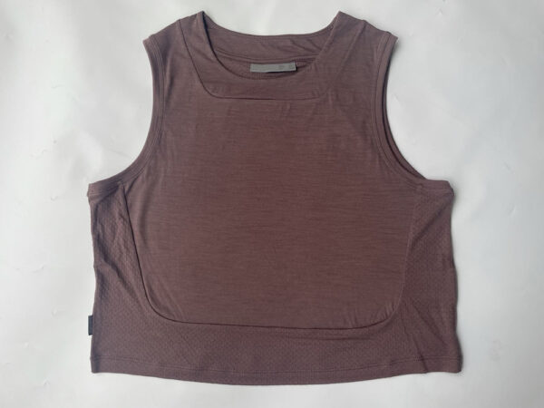 Women's athletic mesh splicing T-shirt - Image 3