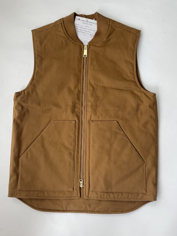 Men's Outwear relaxed fit sleeveless full-zip with quilt padding Vest - Image 6