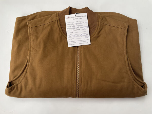 Men's Outwear relaxed fit sleeveless full-zip with quilt padding Vest - Image 8