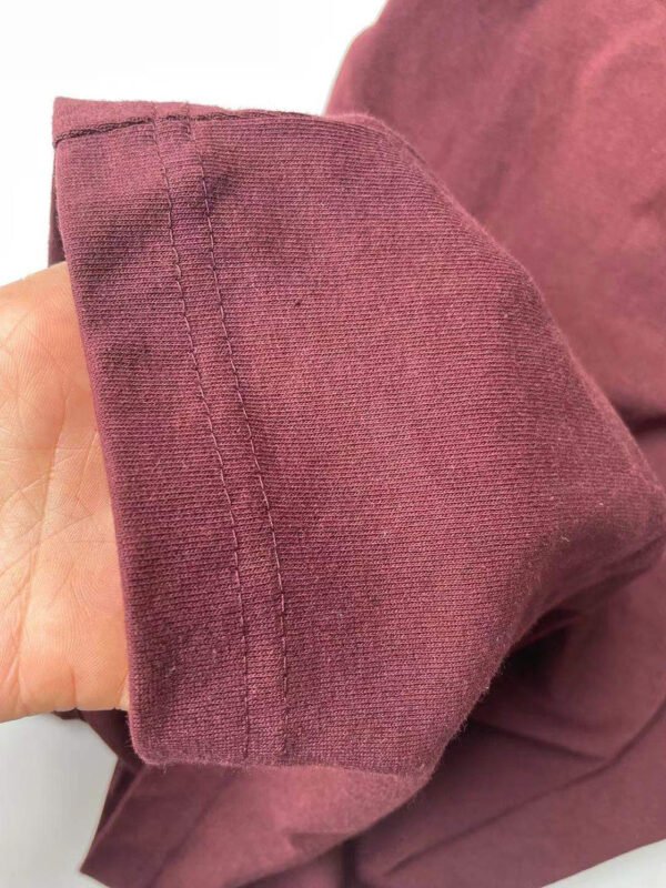 Men’s mixed wool loose fit long sleeve pocket T-shirt - Image 2