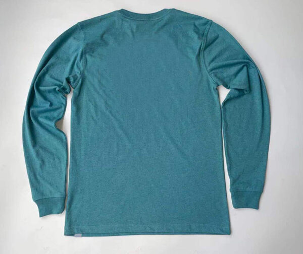 Men's mixed wool loose fit long sleeve T-shirt - Image 5