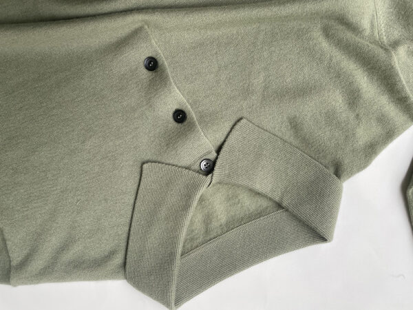 Men's 100% pure cashmere wool  polo callor casual knitted sweater pullover - Image 6