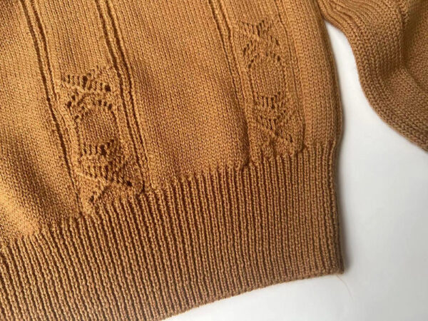 Women's wholesale urban fashion  Knitwear loose oversize long sleeve crewneck pullover sweater - Image 4