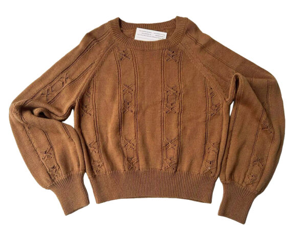 Women's wholesale urban fashion  Knitwear loose oversize long sleeve crewneck pullover sweater