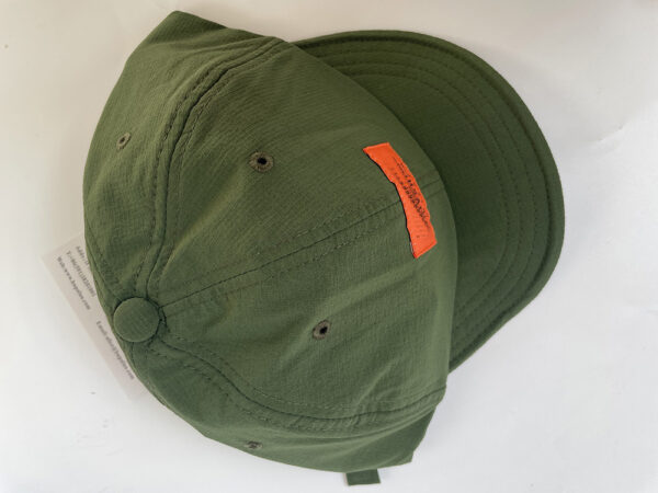 Camp Hat, Lightweight Nylon 6 Panel Cap with Snap Closure - Image 3