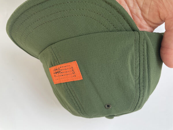 Camp Hat, Lightweight Nylon 6 Panel Cap with Snap Closure - Image 2