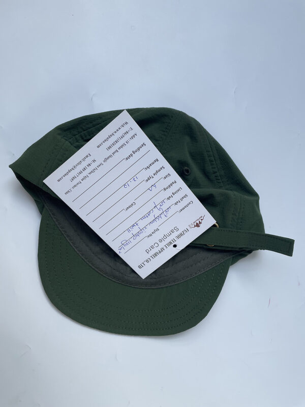 Camp Hat, Lightweight Nylon 6 Panel Cap with Snap Closure - Image 6