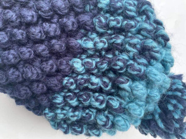 Wholesale wool blending knitted beanie hat - Image 2