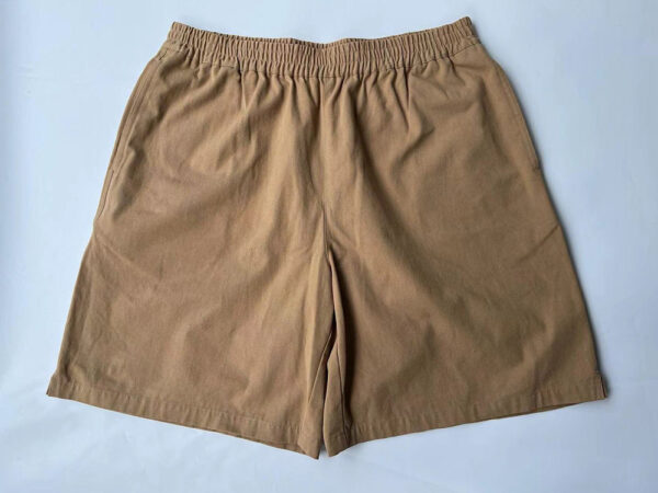 Mens Urban Casual Cotton Canvas Short with Elastic Waist Summer Beach Shorts - Image 6