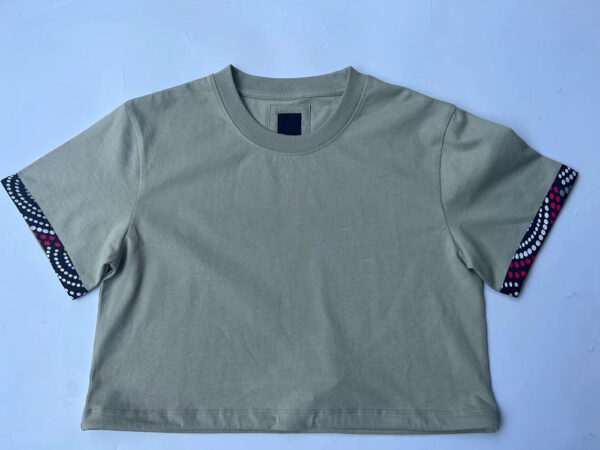 Wholesale Women's Custom Cotton Cropped T-shirt - Image 6