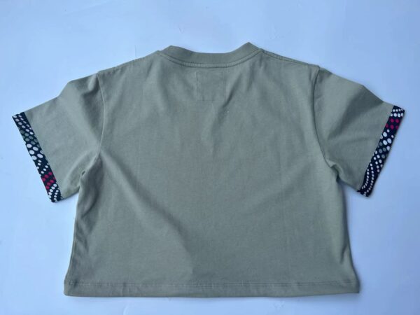 Wholesale Women's Custom Cotton Cropped T-shirt - Image 7