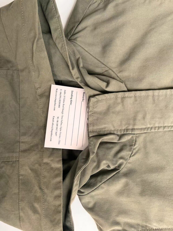 Women's wholesale custom army Green Anorak Jacket  Military Parka Coat - Image 6