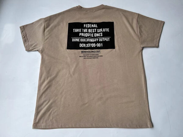 Mens cotton oversized loose fit T-shirt - Image 6