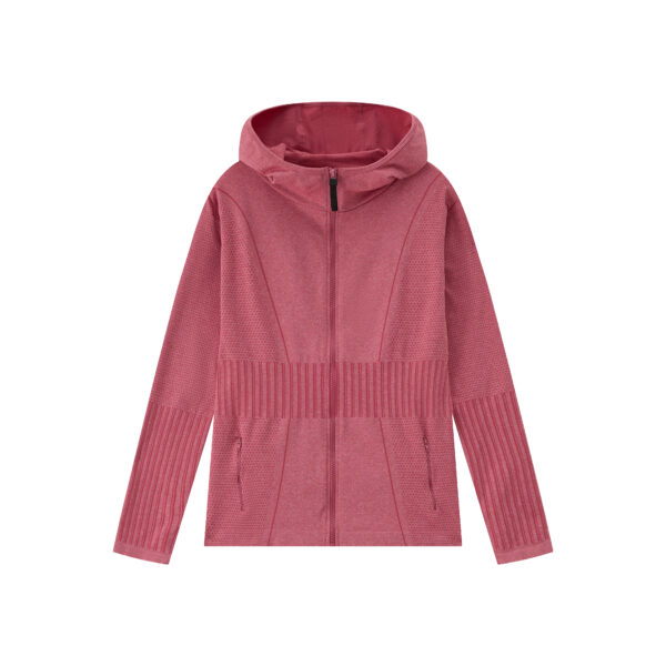 Trendy Sweatshirt Hooded Jacket Women Fitness wear Custom