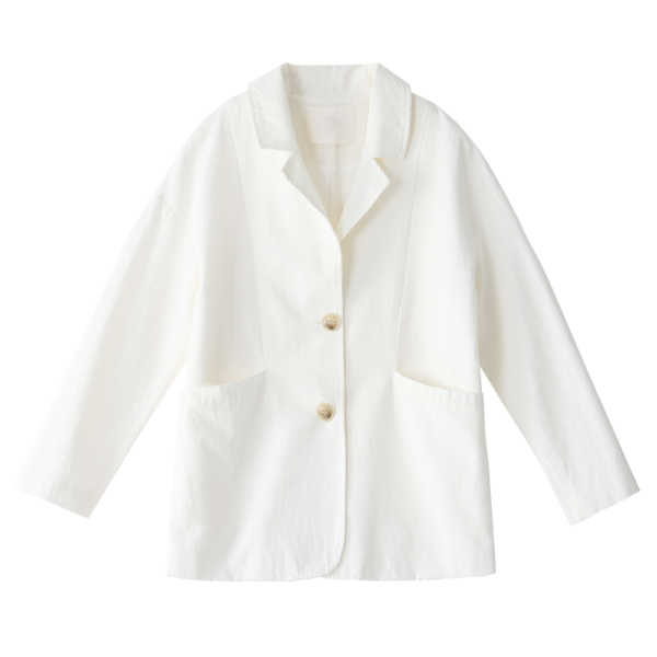 Women's Stretchy Hemp Mix Tailored Jacket Suit jacket