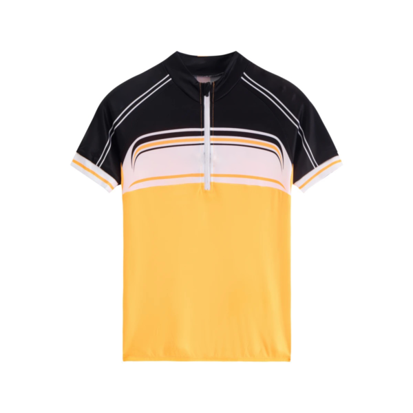 Cycling wear Polo T-shirts outdoor Half zip Quality jersey